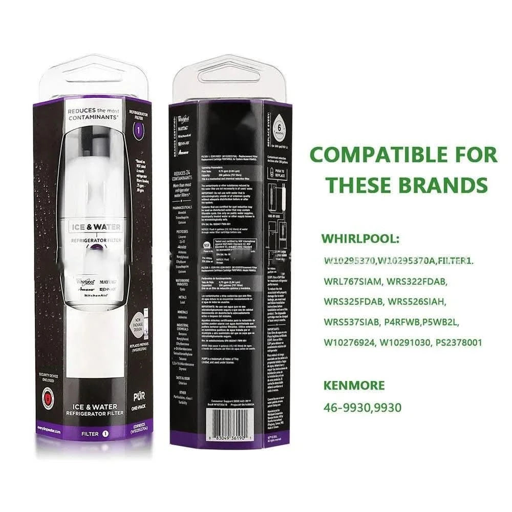 Image showing the Orbazz Whirlpool W10295370A Water Filter Replacement for product identification and compatibility reference.